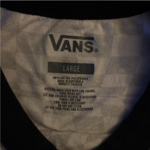 Vans Women’s Worldwide Checkerboard Tank Top - Large - Picture 3 of 6